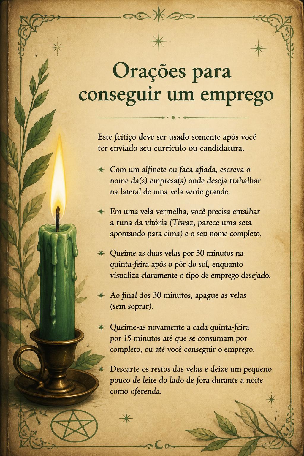 Orações para conseguir um emprego