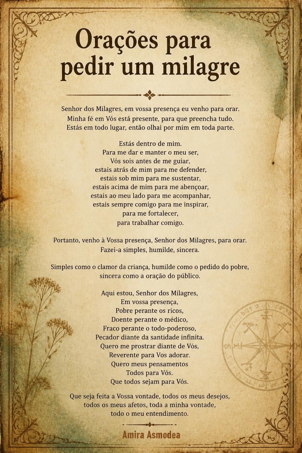 Orações para pedir um milagre