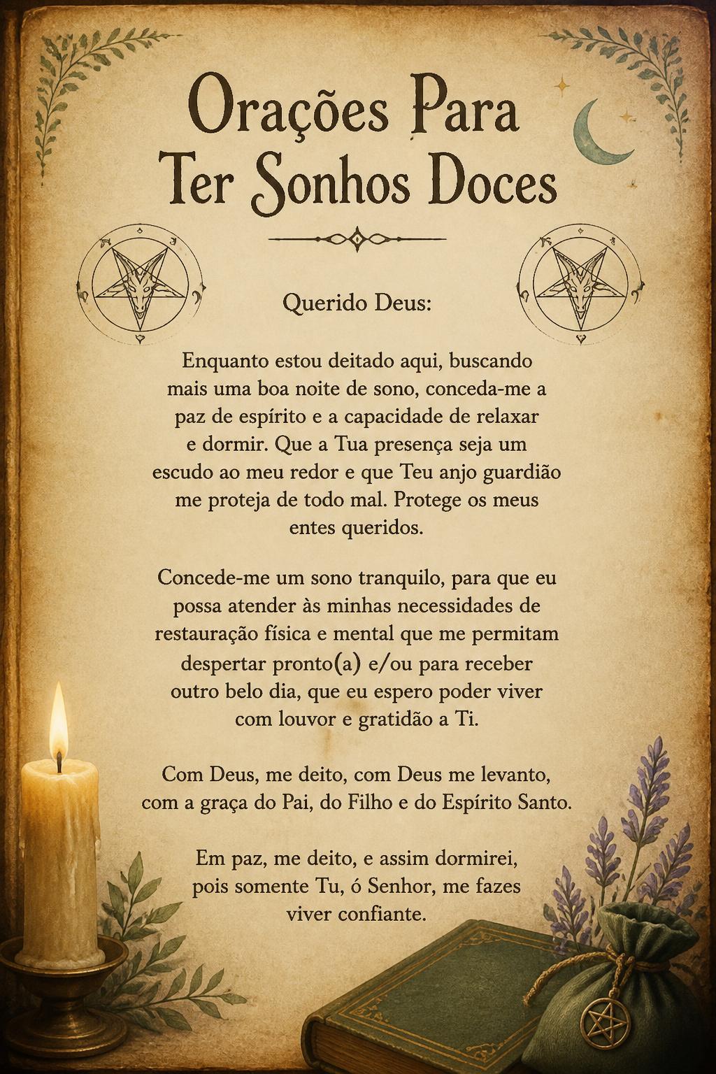 Orações Para Ter Sonhos Doces