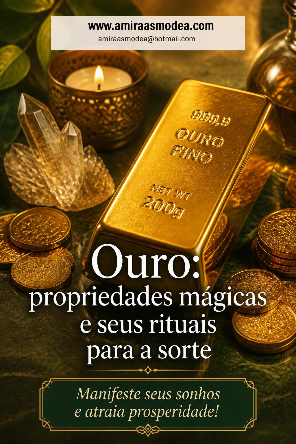 Ouro: propriedades mágicas e seus rituais para a sorte