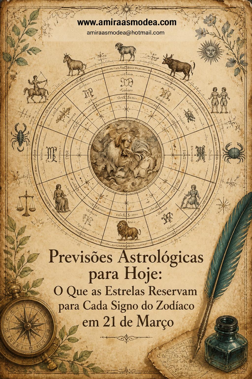 Previsões Astrológicas para Hoje: O Que as Estrelas Reservam para Cada Signo do Zodíaco em 21 de Março