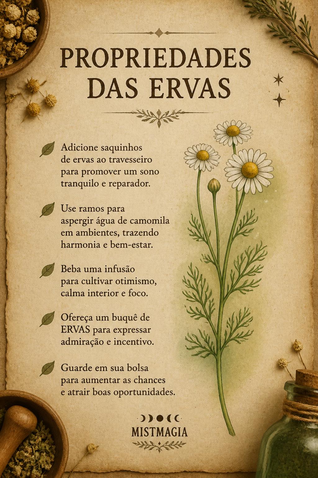 Propriedades das Ervas