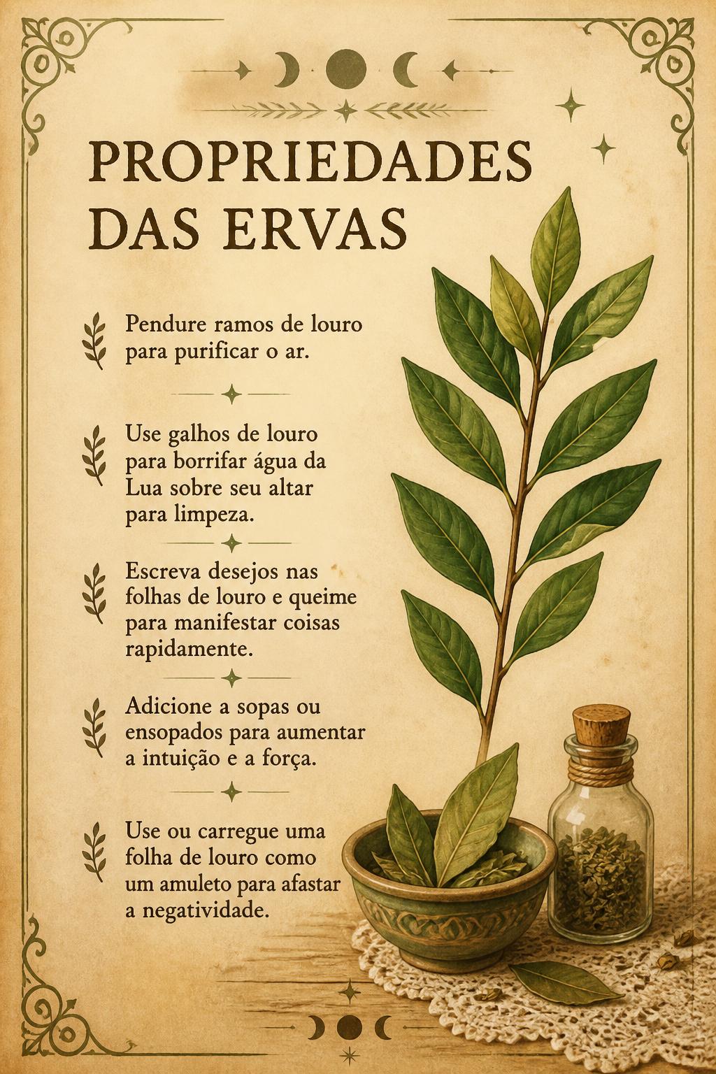 Propriedades das Ervas