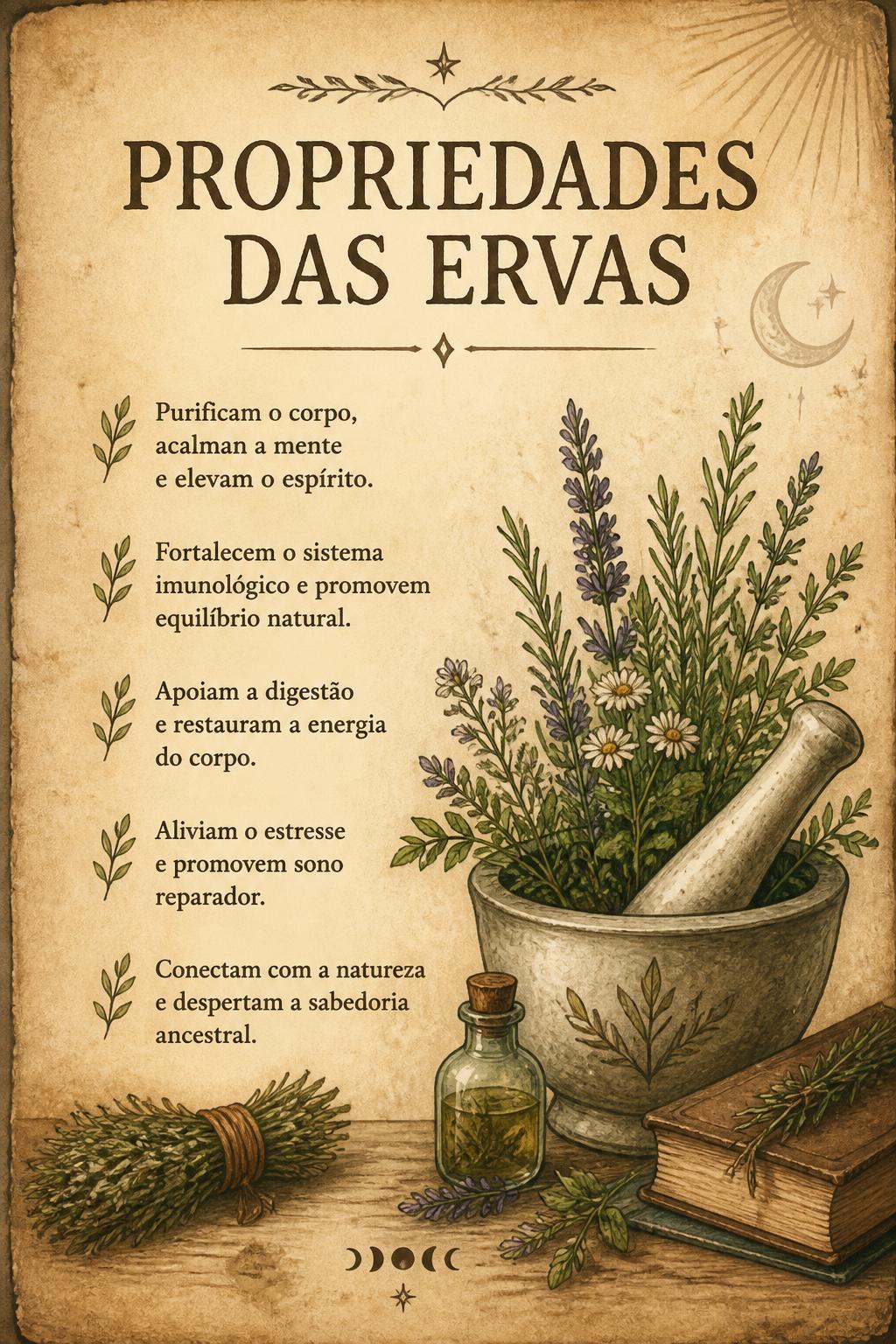 Propriedades das Ervas