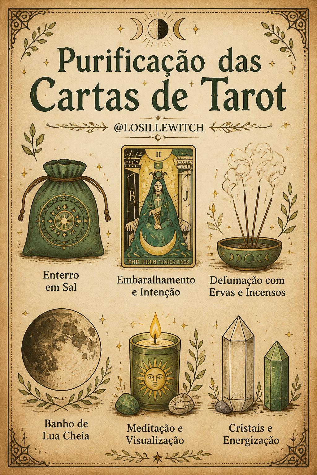 Purificação das Cartas de Tarot