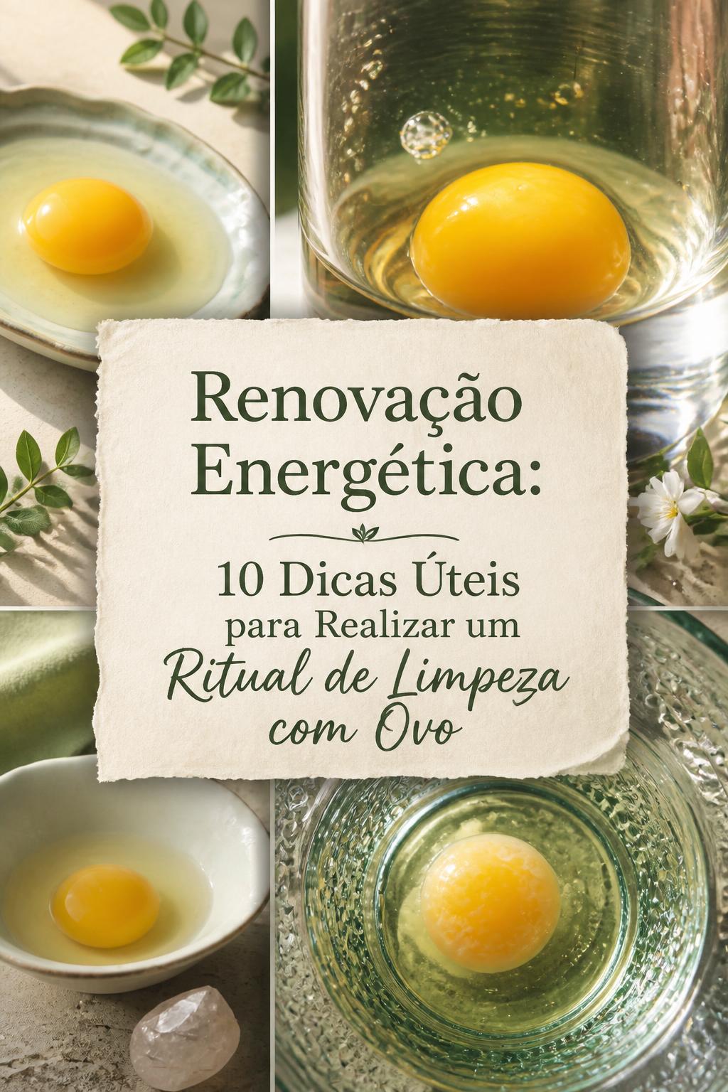Renovação Energética: 10 Dicas Úteis para Realizar um Ritual de Limpeza com Ovo