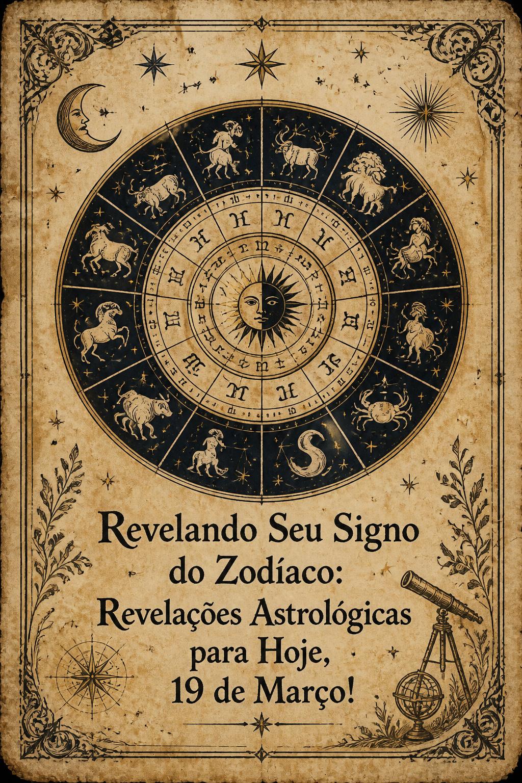 Revelando Seu Signo do Zodíaco: Revelações Astrológicas para Hoje, 19 de Março!