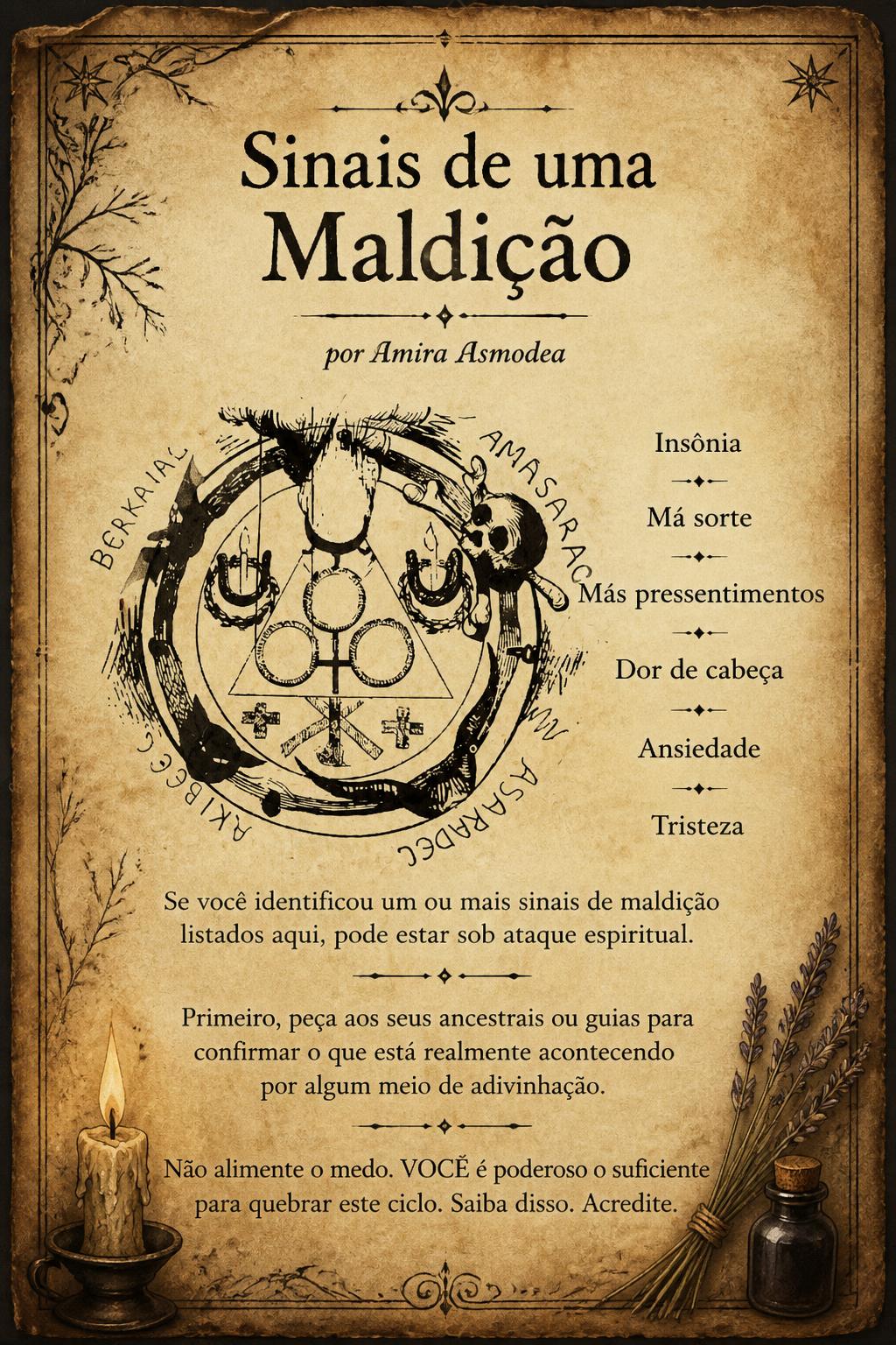 Sinais de uma Maldição
