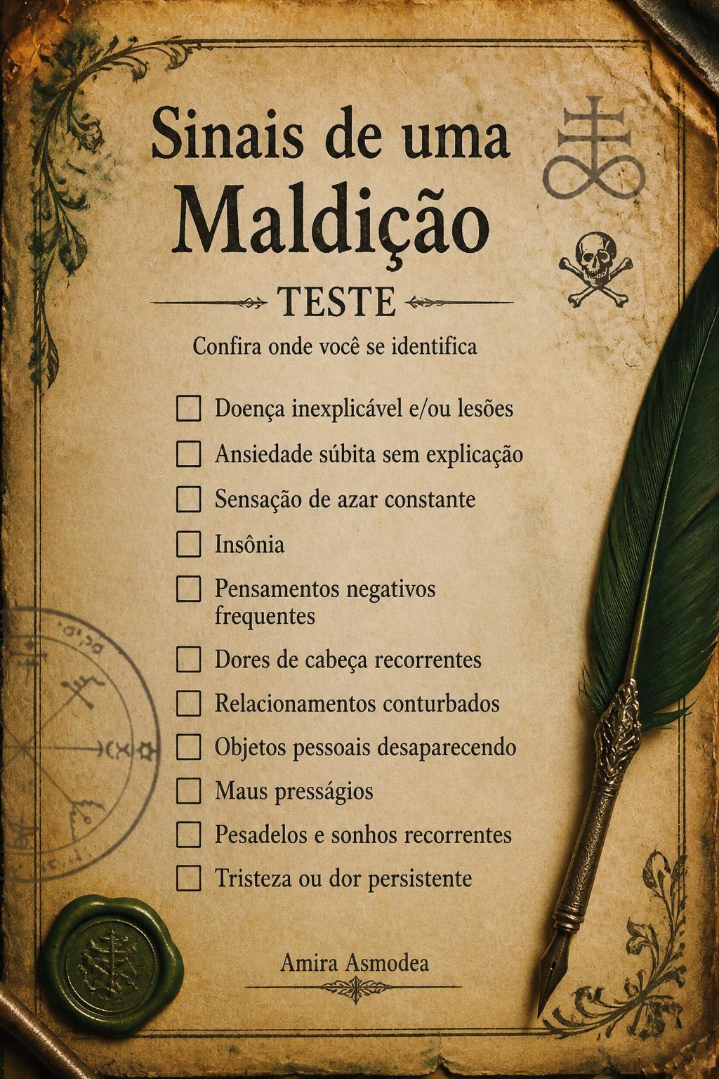 Sinais de uma Maldição