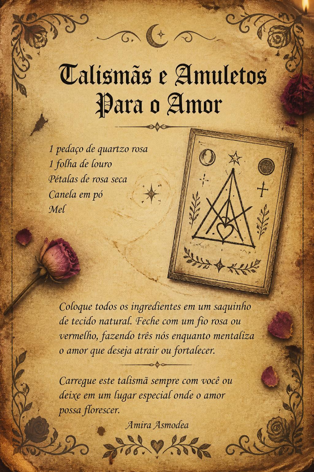 Talismãs e Amuletos Para o Amor
