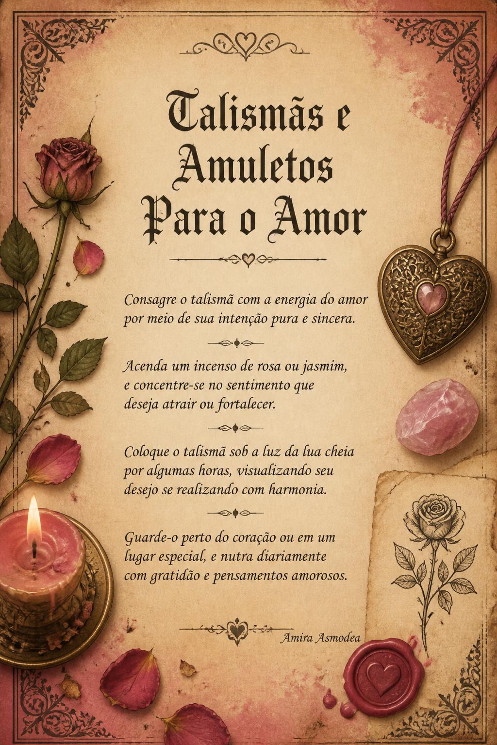 Talismãs e Amuletos Para o Amor
