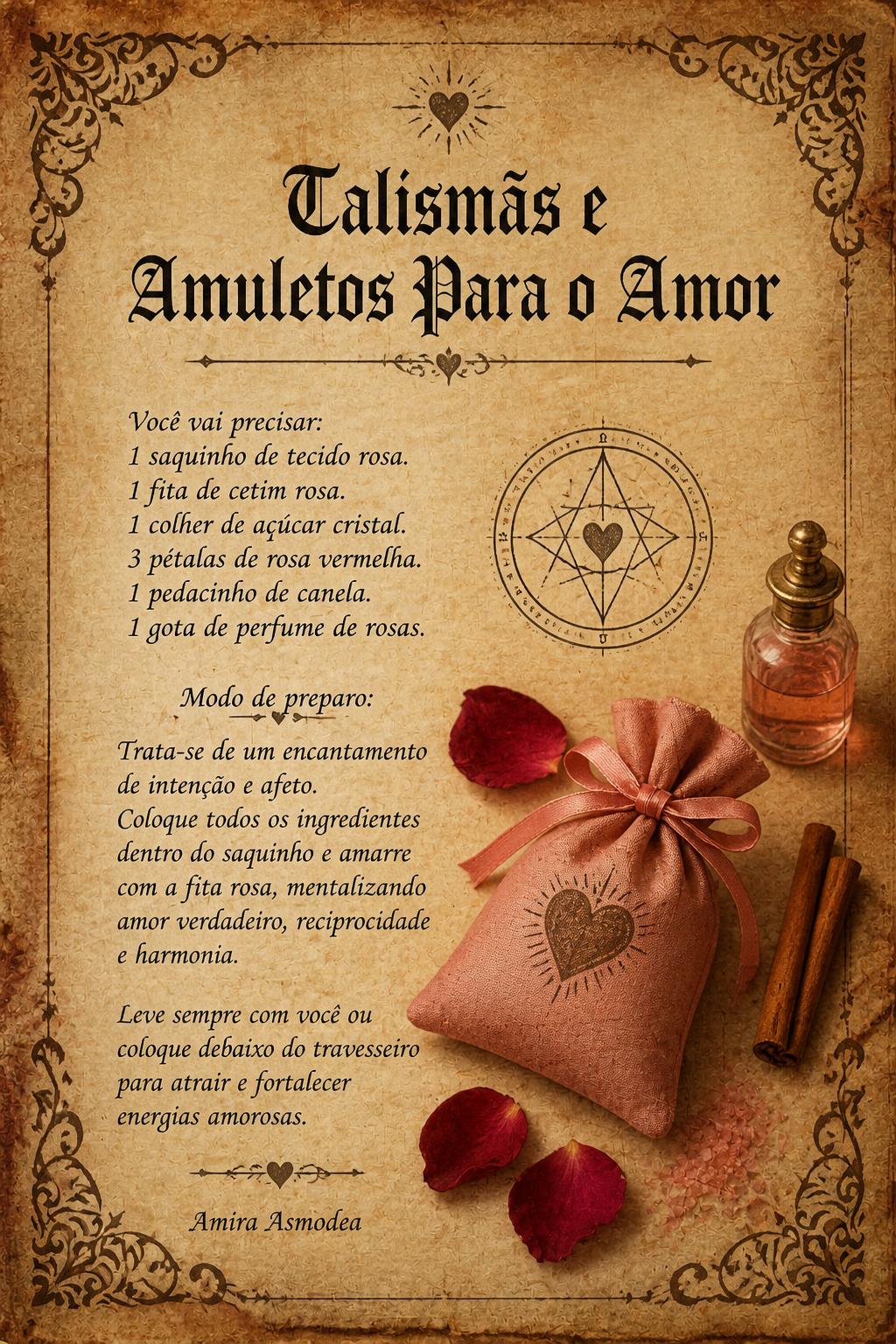 Talismãs e Amuletos Para o Amor