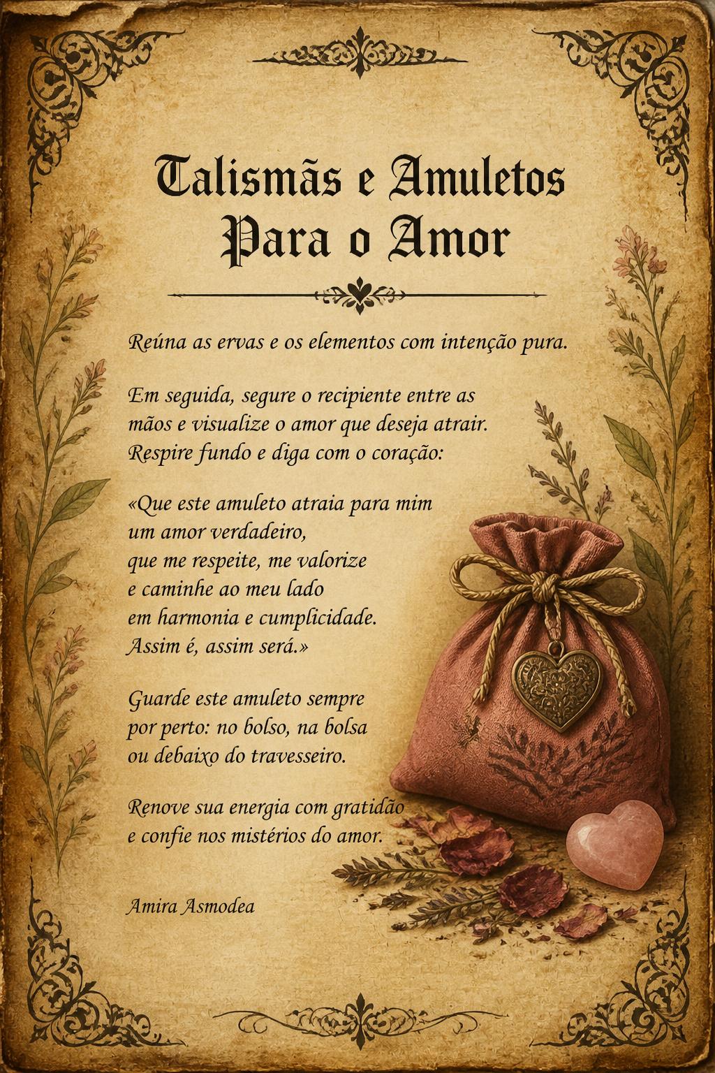 Talismãs e Amuletos Para o Amor