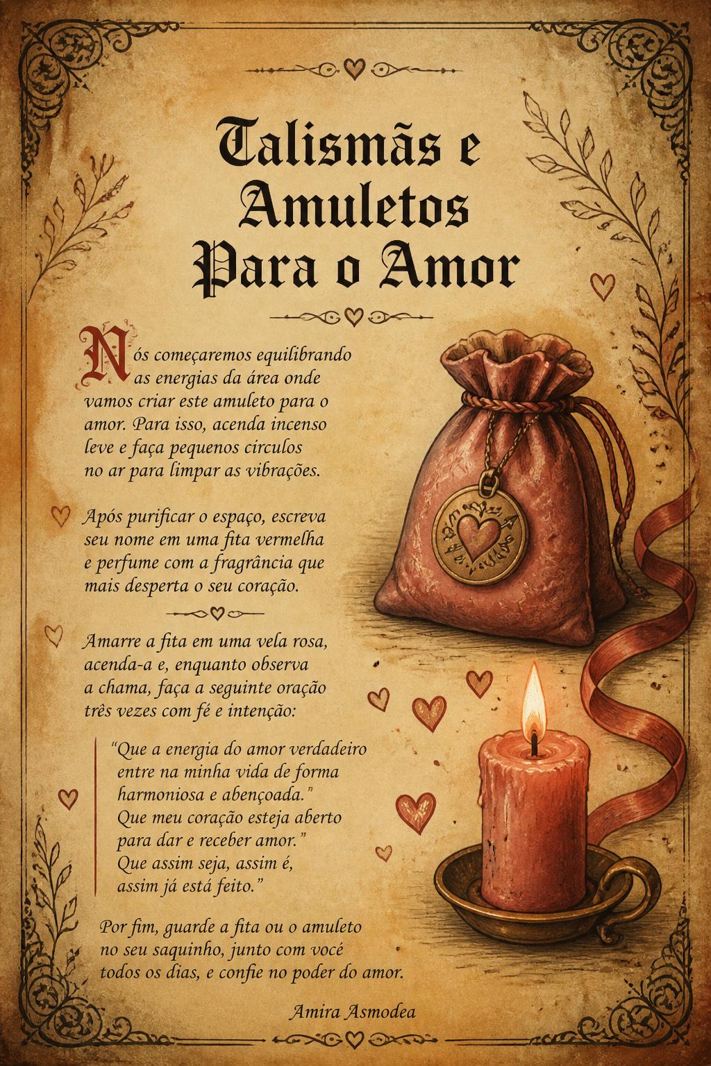 Talismãs e Amuletos Para o Amor