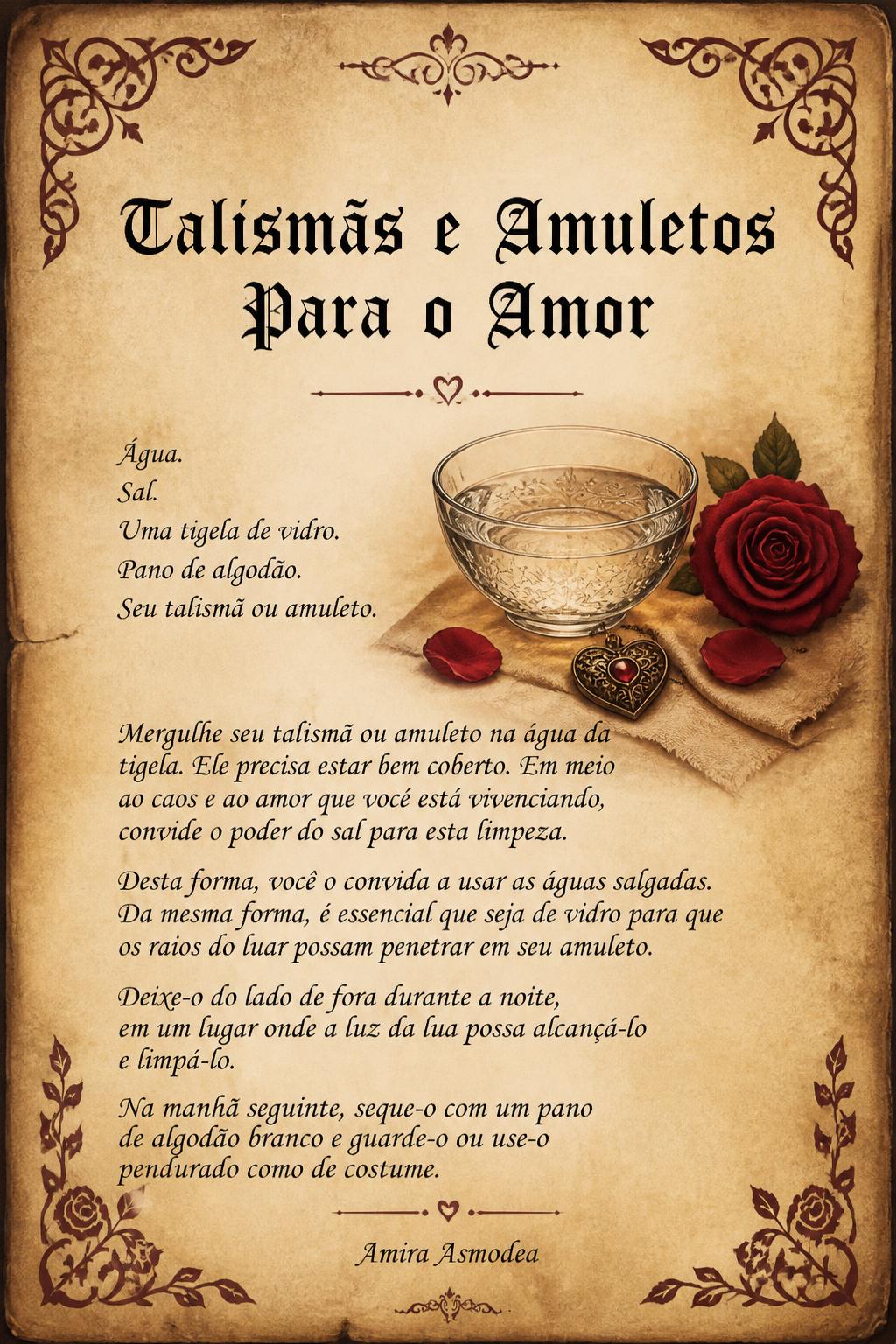 Talismãs e Amuletos Para o Amor