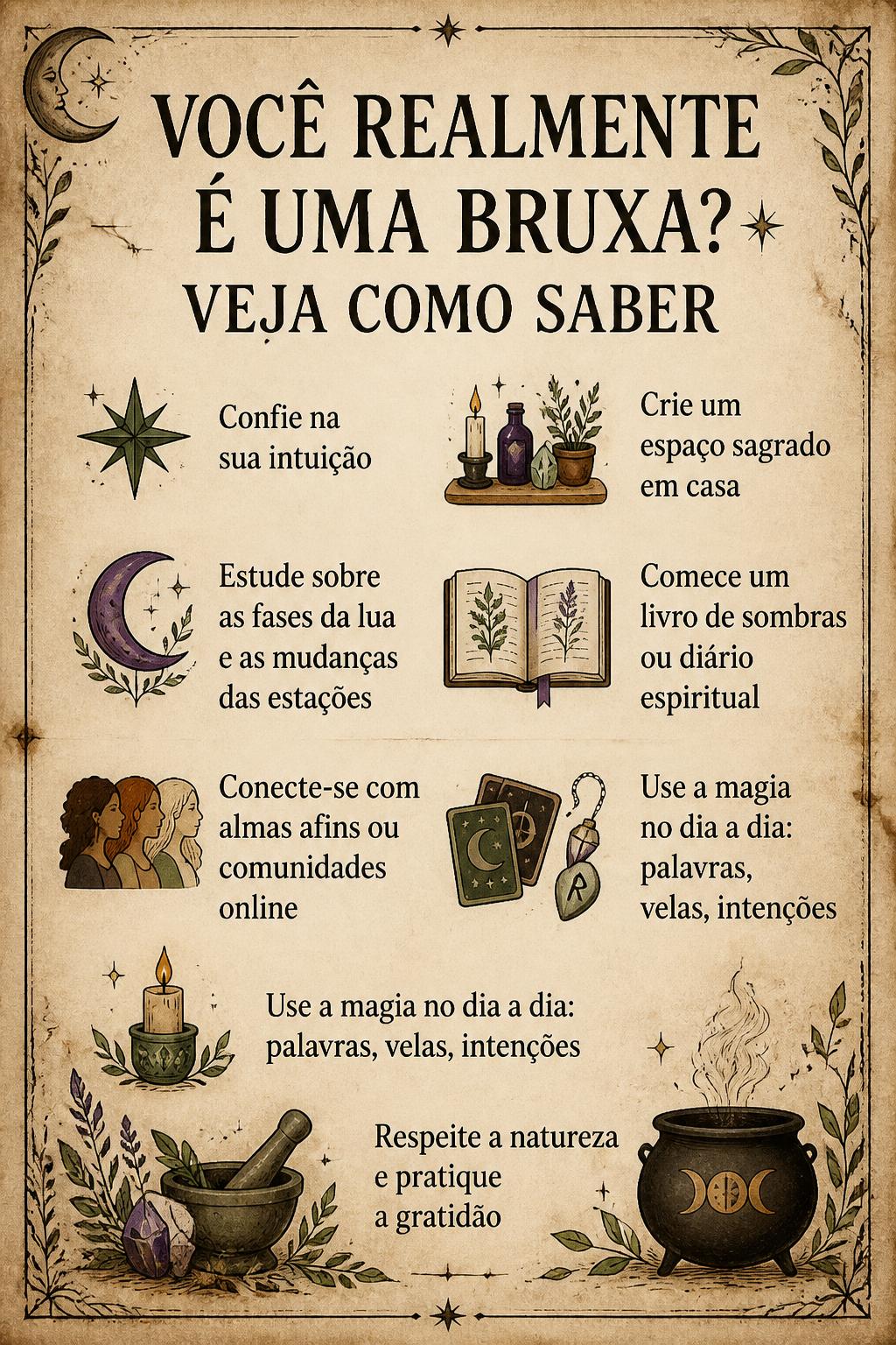 Você Realmente é uma Bruxa? Veja Como Saber