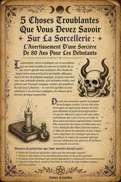 5 Choses Troublantes Que Vous Devez Savoir Sur La Sorcellerie : L'Avertissement D'une Sorcière De 80 Ans Pour Les Débutants