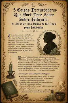 5 Coisas Perturbadoras Que Você Deve Saber Sobre Feitiçaria: O Aviso de uma Bruxa de 80 Anos para Iniciantes