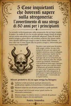 5 Cose inquietanti che dovresti sapere sulla stregoneria: l'avvertimento di una strega di 80 anni per i principianti