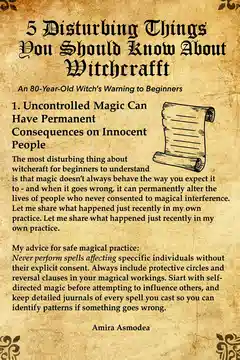 5 Disturbing Things You Should Know About Witchcraft: An 80-Year-Old Witch's Warning to Beginners