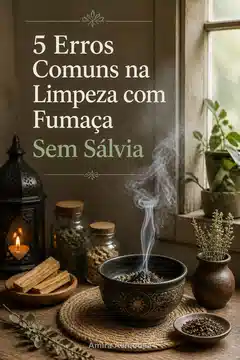 5 Erros Comuns na Limpeza com Fumaça Sem Sálvia