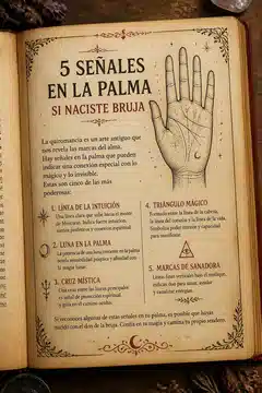 5 señales en la palma si naciste bruja
