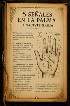 5 señales en la palma si naciste bruja