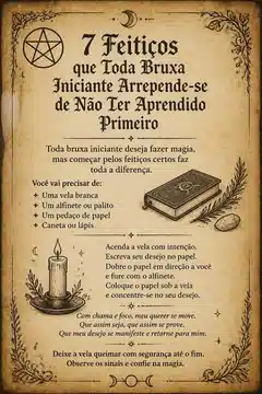 7 Feitiços que Toda Bruxa Iniciante Arrepende-se de Não Ter Aprendido Primeiro