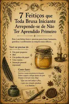 7 Feitiços que Toda Bruxa Iniciante Arrepende-se de Não Ter Aprendido Primeiro