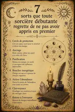 7 sorts que toute sorcière débutante regrette de ne pas avoir appris en premier