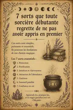 7 sorts que toute sorcière débutante regrette de ne pas avoir appris en premier