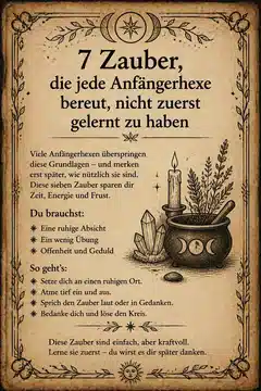 7 Zauber, die jede Anfängerhexe bereut, nicht zuerst gelernt zu haben