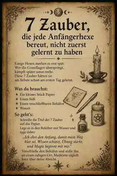7 Zauber, die jede Anfängerhexe bereut, nicht zuerst gelernt zu haben
