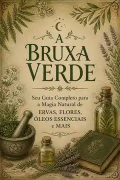 A Bruxa Verde: Seu Guia Completo para a Magia Natural de Ervas, Flores, Óleos Essenciais e Mais