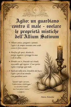 Aglio: un guardiano contro il male - svelare le proprietà mistiche dell'Allium Sativum