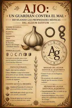 Ajo: Un Guardián Contra el Mal - Revelando las Propiedades Místicas del Allium Sativum