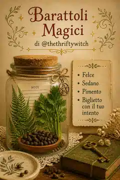 Barattoli Magici di @thethrifthywitch