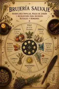 Brujería Salvaje: Herbolaria Popular, Magia de Jardín y Recolección para Hechizos, Rituales y Remedios