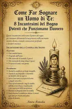 Come Far Sognare un Uomo di Te: 8 Incantesimi del Sogno Potenti che Funzionano Davvero