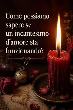 How do we know if a Love Spell is working? Come possiamo sapere se un incantesimo d'amore sta funzionando?
