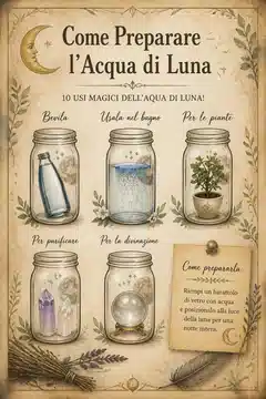 Come Preparare l’Acqua di Luna