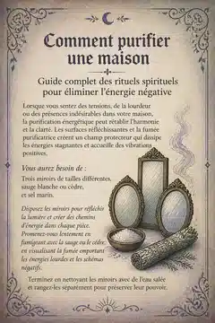 Comment purifier une maison : Guide complet des rituels spirituels pour éliminer l'énergie négative
