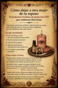Cómo alejar a otra mujer de tu esposo: 10 poderosos hechizos de protección DIY que realmente funcionan