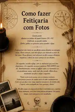 Como fazer Feitiçaria com Fotos