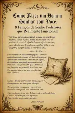 Como Fazer um Homem Sonhar com Você: 8 Feitiços de Sonho Poderosos que Realmente Funcionam