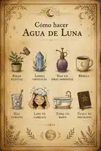 Cómo hacer agua de luna