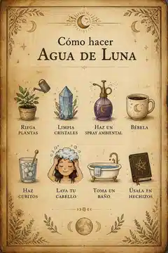 Cómo hacer agua de luna