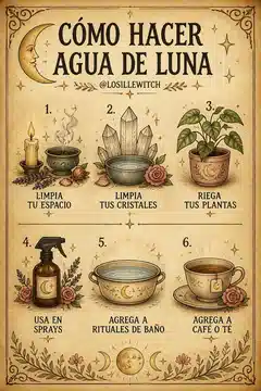 Cómo hacer agua de luna