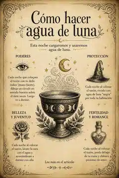 Cómo hacer agua de luna