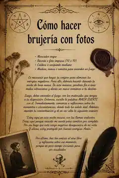 Cómo hacer brujería con fotos